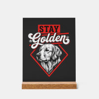 Bleib golden Golden Retriever Hund