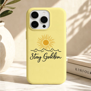 Bleib Golden Handyhülle –  Schützend & Aufmunternd iPhone 16 Pro Max Hülle