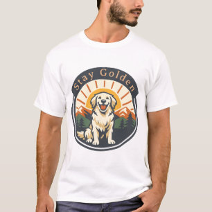 Bleib Golden Retriever T-Shirt