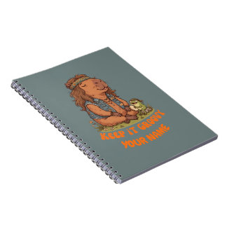 Bleib Groovy Capybara Süß Retro Individuell Notizblock