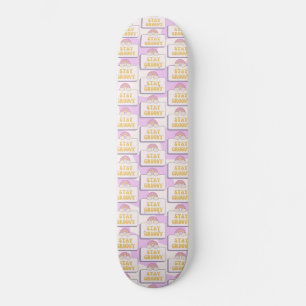 Bleib groovy skateboard