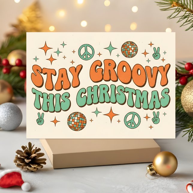 Bleib groovy zu Weihnachten (Von Creator hochgeladen)