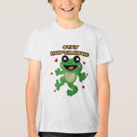 Bleib Hoptimistisch Süßer Frosch Wortspiel Lustige