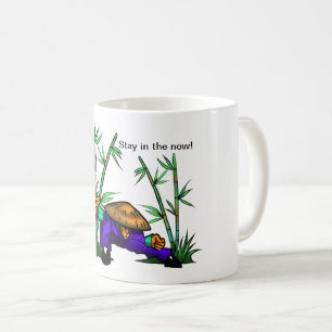 Bleib in der Gegenwart! Kaffeetasse