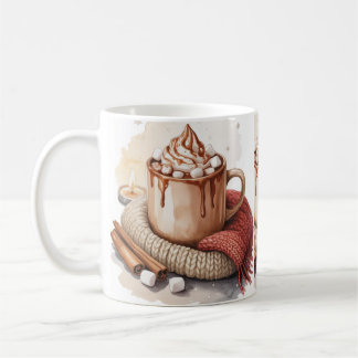 Bleib Kuschelig - Wasserfarben Winter Tasse