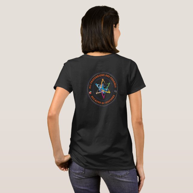 Bleib Lehrer T-Shirt (Schwarz voll)