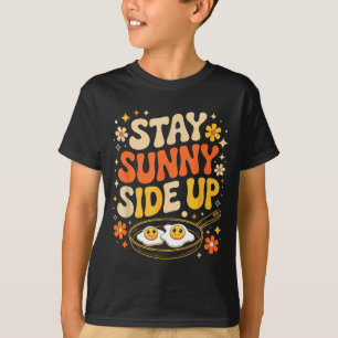 Bleib lustig auf der Sonnenseite Ei Frühstück Siti T-Shirt