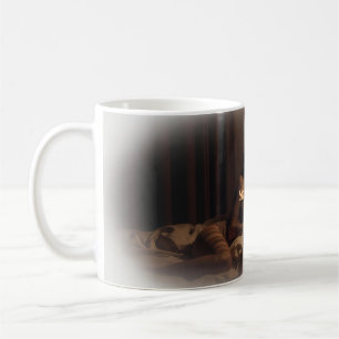 Bleib Nah Kuschelige Bett-Romanze-Kaffeetasse Kaffeetasse