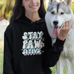 Bleib Pawsitiv Hoodie