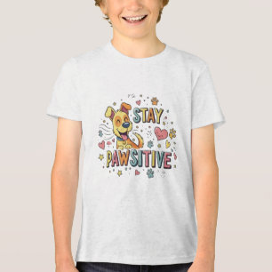 Bleib Pawsitiv Tri-Blend Shirt