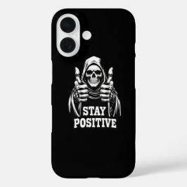 Bleib positiv iPhone 16 hülle