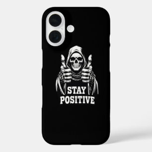 Bleib positiv iPhone 16 hülle