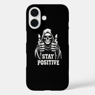 Bleib positiv iPhone 16 hülle