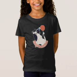 Bleib Positiv Kids Fein Jersey Smoking-Katze Gebur T-Shirt
