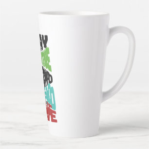 Bleib positiv milchtasse