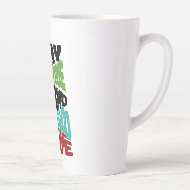 Bleib positiv milchtasse (Rechts)