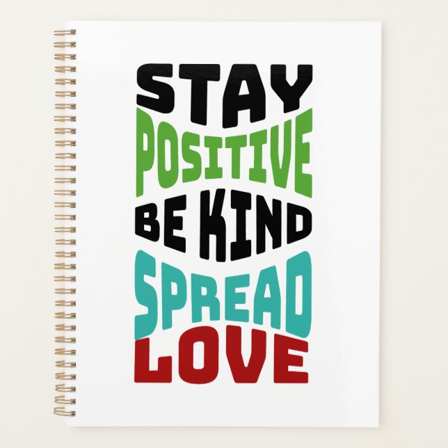 Bleib positiv planer (Vorderseite)