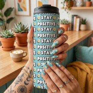 Bleib positiv thermosbecher