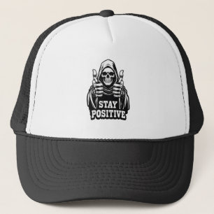 Bleib positiv truckerkappe