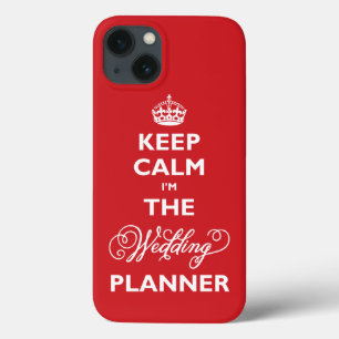 Bleib ruhig, ich bin die Hochzeitsplanerin Weißer  Case-Mate iPhone Hülle