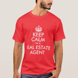 Bleib ruhig, ich bin ein Immobilienmakler T-Shirt