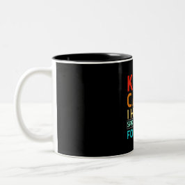 Bleib ruhig, ich habe eine Tabelle dafür Zweifarbige Tasse