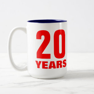 Bleib ruhig Mitarbeiter Anerkennungstasse Anpass Zweifarbige Tasse