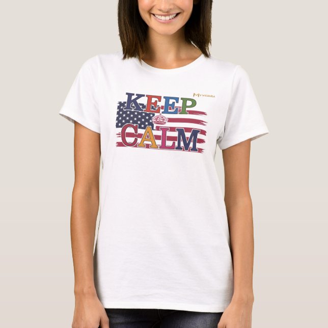 Bleib ruhig  T-Shirt (Vorderseite)