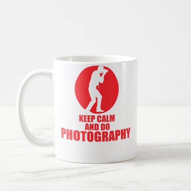 Bleib ruhig und fotografiere kaffeetasse (Links)
