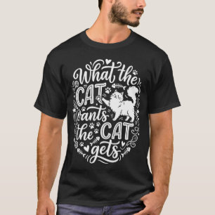 Bleib ruhig und iss Fisch T-Shirt
