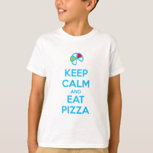 Bleib ruhig und iss Pizza 1 T-Shirt
