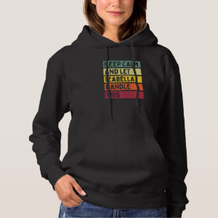 Bleib ruhig und lass Izabella das regeln Zitat Ab Hoodie