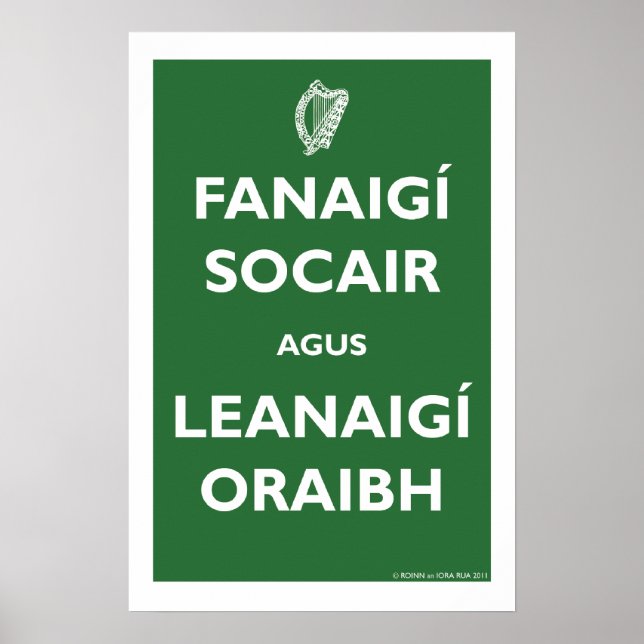 Bleib ruhig und mach weiter! poster (Vorne)