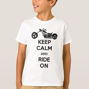 Bleib ruhig und reite weiter T-Shirt