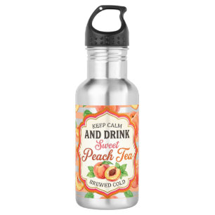 Bleib ruhig und trinke edelstahlflasche