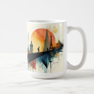 Bleib ruhig und trinke Kaffee Tasse