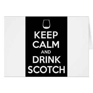 Bleib ruhig und trinke Scotch