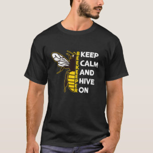 Bleib ruhig und weiter im Bienenstock Lustige Imke T-Shirt