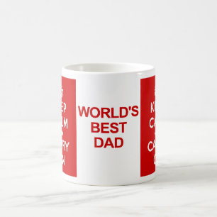 Bleib ruhig zum Vatertag Kaffeetasse