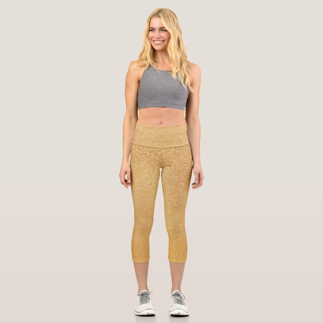 Bleib seltsam capri leggings (Vorderseite)
