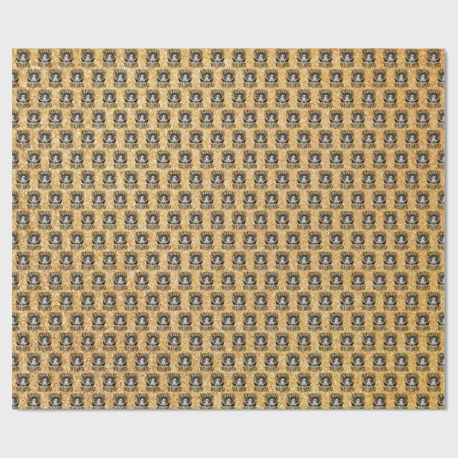 Bleib seltsam geschenkpapier (Flach)