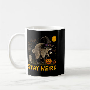 Bleib seltsam Jimothy Seattle Waschbär Halloween Kaffeetasse