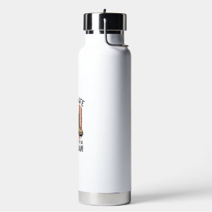 Bleib sicher, schlafe mit einem Veteranen Vintage- Trinkflasche