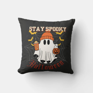 Bleib Spuky Geist Halloween Kissen