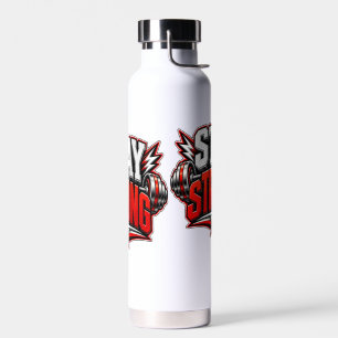 Bleib Stark Fitness Motivation Gym Workout Design Trinkflasche