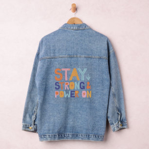 Bleib stark jeansjacke
