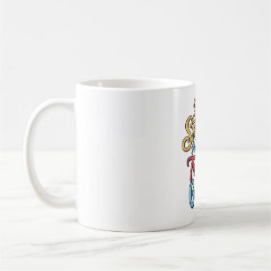 Bleib Stark Vertraue Gott Christliches Kreuz-Shirt Kaffeetasse