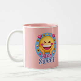 Bleib Süß  Zweifarbige Tasse