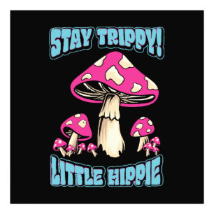 Bleib trippy! Kleiner Hippie Fotodruck
