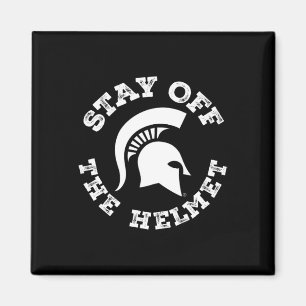 Bleib vom Helm weg - Michigan State Spartans Skizz Magnet
